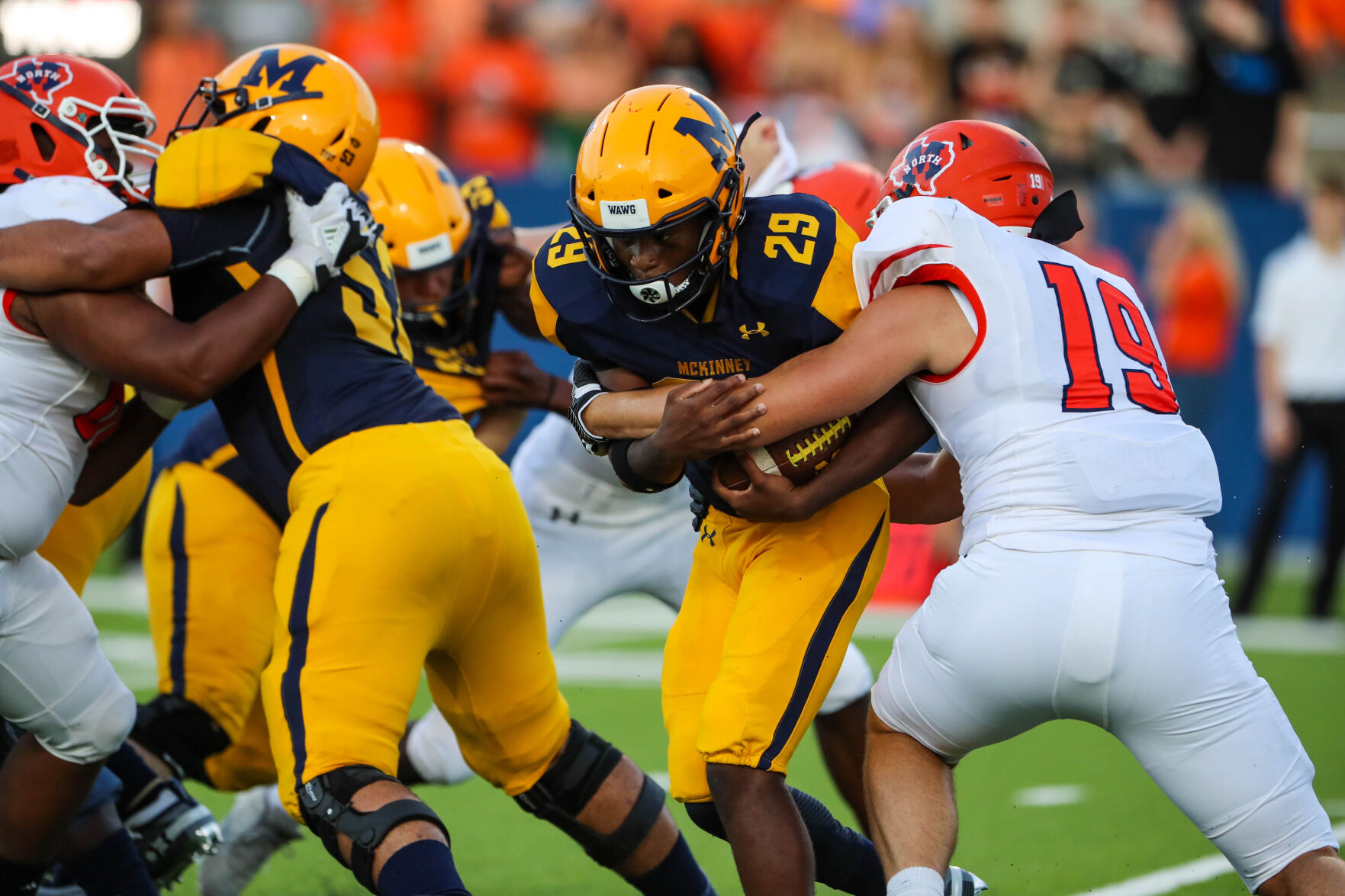 McKinney North junior Dylan Frazier